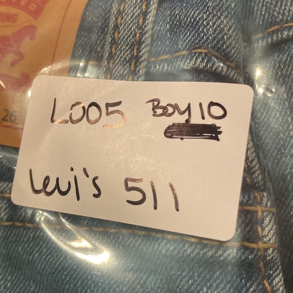 Levi’s Boys Performance 511 Slim Blue Jeans Size 10 - Picture 7 of 7